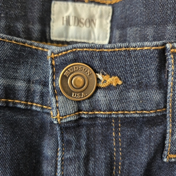 HUDSON Ellie Mid Rise Baby Boot Cut Distressed Jeans. Size 25 - Picture 3 of 14